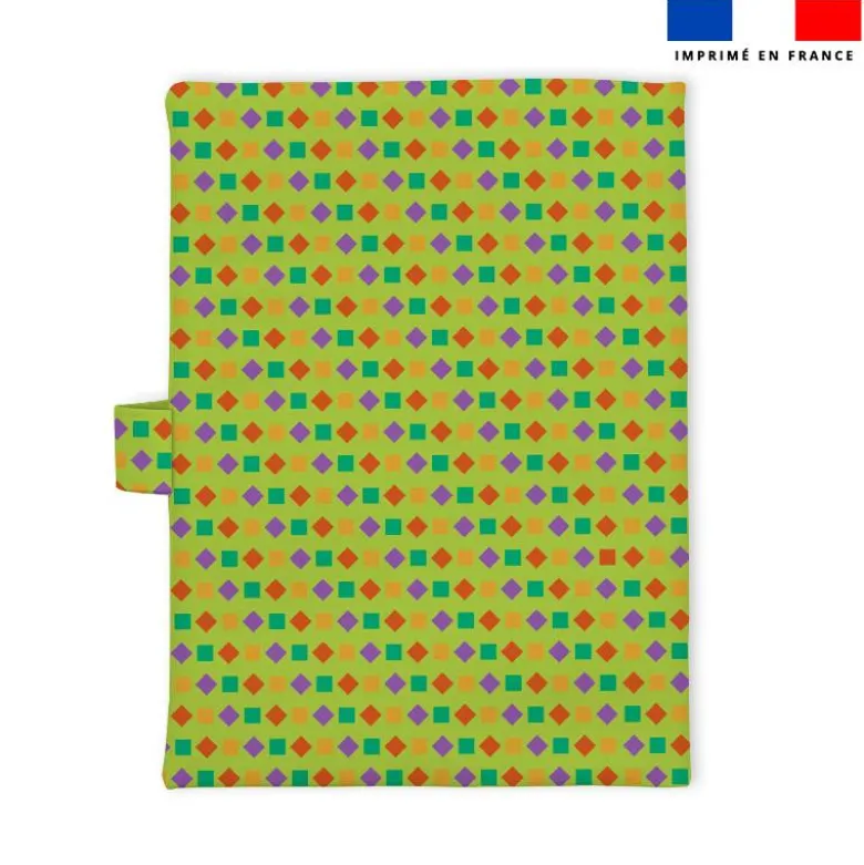 Patron protège carnet de santé personnalisé - Singe Lou-Stick - Création Stillistic