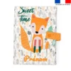 Patron protège carnet de santé personnalisé - Animaux de la forêt