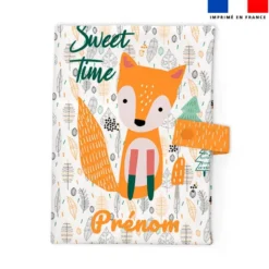 Patron protège carnet de santé personnalisé - Animaux de la forêt