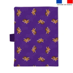 Patron protège carnet de santé personnalisé - Bébé lynx - Création Stillistic