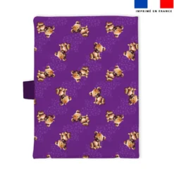 Patron protège carnet de santé personnalisé - Bébé hyène - Création Stillistic
