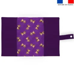 Patron protège carnet de santé personnalisé - Bébé hyène - Création Stillistic