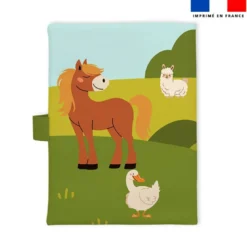 Patron protège carnet de santé personnalisé - Animaux de la ferme