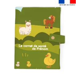 Patron protège carnet de santé personnalisé - Animaux de la ferme
