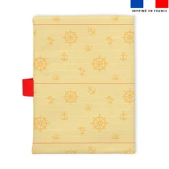 Patron protège carnet de santé personnalisé - Bateau de pirate