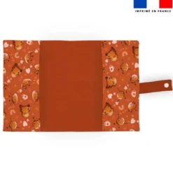 Patron protège carnet de santé personnalisé - Roulé à la cannelle - Création Stillistic
