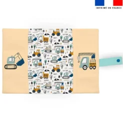 Patron protège carnet de santé personnalisé - Tracteur