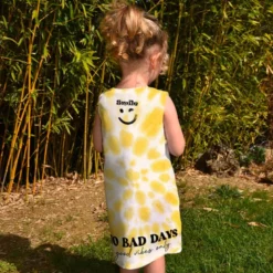 Patron robe enfant imprimé smiley