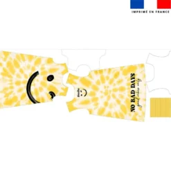 Patron robe enfant imprimé smiley