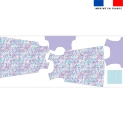 Patron robe enfant motif écaille de sirène
