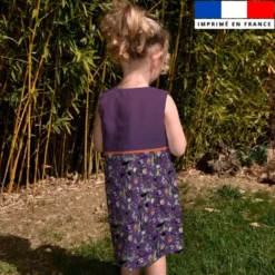 Patron robe enfant motif Dia de los muertos - Création Stillistic