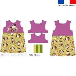 Patron robe enfant motif mouton et oeufs de Pâques - Création Stillistic