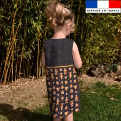 Patron robe enfant motif Noël pain d'épices - Création Stillistic