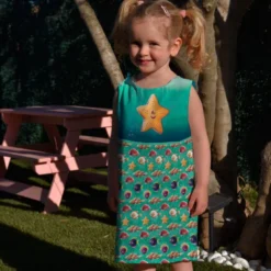 Patron robe enfant motif étoile petit beurre - Création Stillistic