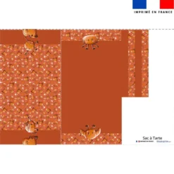 Patron sac à tarte motif amis ptit déj - Création Stillistic