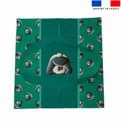 Patron sac à tarte motif bébé panda - Création Stillistic