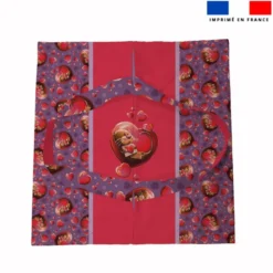 Patron sac à tarte motif loutre et coeurs - Création Stillistic