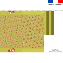 Patron sac à tarte motif renard noeud papillon - Création Stillistic