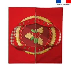 Patron sac à tarte motif tarte aux cerises