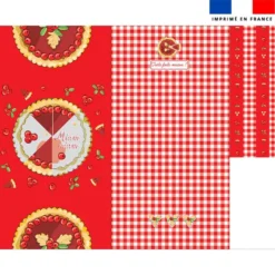 Patron sac à tarte motif tarte aux cerises