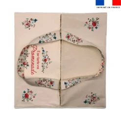 Patron sac à tarte motif une tarte en promenade