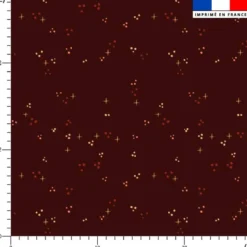 Petites fantaisies étincelantes - Fond marron