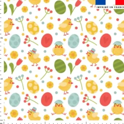 Petit poussin de Pâques - Fond blanc