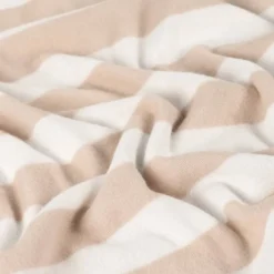 Pico terry rayure beige et blanc