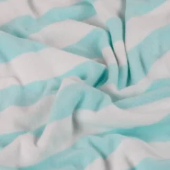 Pico terry rayure bleu clair et blanc