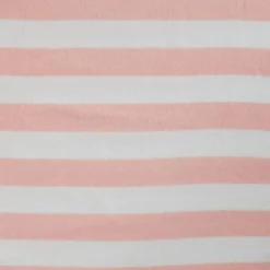 Pico terry rayure rose saumon et blanc