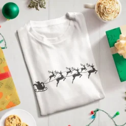 Planche DTF de transfert textile motif Merry Christmas