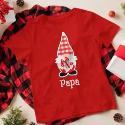 Planche DTF de transfert textile personnalisée - Gnome de Noël