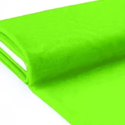 Plaquette 25m Tulle déco vert fluo grande largeur