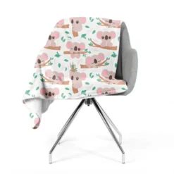 Polaire motif bébé koala sur branche