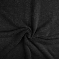 Polaire soyeuse unie noire