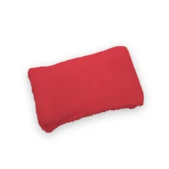 Polaire soyeuse unie rouge