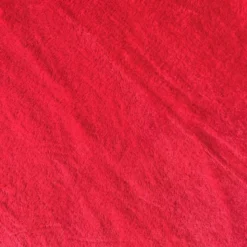 Polaire soyeuse unie rouge