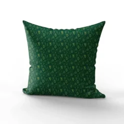 Pomme de pin hiver - Fond vert