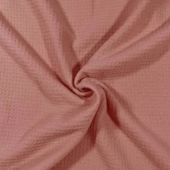 Éponge nid d'abeille bambou rose saumon