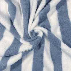 Éponge rayé bleu et blanc
