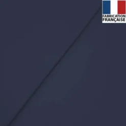 Popeline de coton mercerisé bleu marine