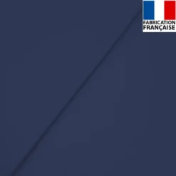 Popeline de coton mercerisé bleu indigo