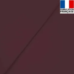 Popeline de coton mercerisé bordeaux
