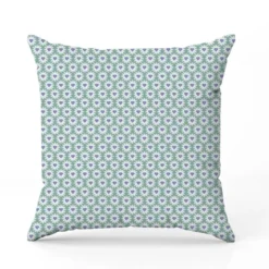 Pâquerette coeur - Fond bleu vert - Création Lili Bambou Design