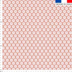 Pâquerette coeur - Fond rose - Création Lili Bambou Design