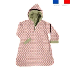 Pâquerette coeur - Fond rose - Création Lili Bambou Design