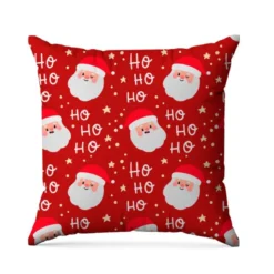 Père Noël Ho Ho Ho - Fond rouge