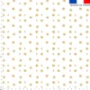 Rond étoile et sapin doré - Fond blanc