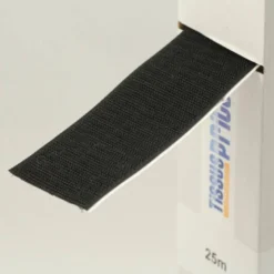 Rouleau 25m Auto-agrippant adhésif crochet 50 mm noir