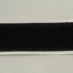 Rouleau 25m Auto-agrippant adhésif velours 20 mm noir